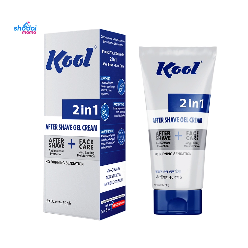 Kool 2 in 1 After Shave Gel Cream 50 gm